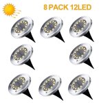 Lampe solaire exterieur jardin 8 pack 12 led projecteur solaire en plein air solaire jardin lumière chaude ... Lampe solaire exterieur jardin 8 pack 12 led projecteur solaire en plein air solaire jardin lumière chaude ...