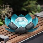 Lampes solaires d'ext�rieur lotus, lampes de jardin � led solaires, �tanches, d�coratives, pour table, ...