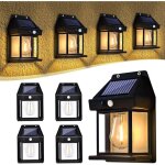 Lampe solaire exterieur, lampe murale solaire avec d�tecteur de mouvement, 3 modes applique ext�rieure ...