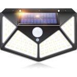 Lampe solaire ext�rieure iotses 100led 2200mah 3 modes avec capteur de mouvement 270� des quatre c�t�s ...