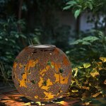 Lampe solaire rost lampe solaire pour l'ext�rieur boule d�coration solaire de jardin piquet de terre, ...