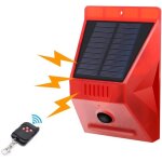 Lampe solaire stroboscopique avec dtecteur de mouvement ip65 tanche led dtecteur solaire solaire avec ...