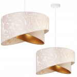 Lampe suspendu plafond abat - jour feuilles inclin�es 45 cm