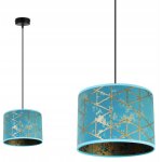 Lampe suspendu plafond lustre abat - jour motif dor�