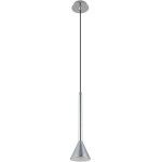 Italux anela sn - luminaire suspendu moderne  1 ampoule led, nickel satin, gu10