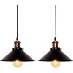 Lampes suspendues industrielles e27 luminaire suspension r�tro lampe fer pendentif d'�clairage loft restaurant ...