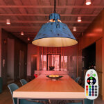 Lampe suspendue r�tro au plafond dimmable t�l�commande lampe pendule dimmable dans un ensemble comprenant ...