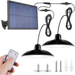 Lampes suspendues solaires d'ext�rieur � led avec capteur de mouvement � �nergie solaire r�glable et ...