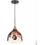 Lampe suspendue vintage pendule salon plafonniers projecteurs optiques martel�s or rose dans un ensemble ...