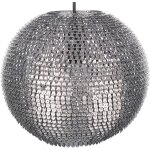 Beliani - lampe suspension e27 max 40w en métal argenté boule disco légère et robuste seine Beliani - lampe suspension e27 max 40w en métal argenté boule disco légère et robuste seine