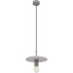 Lampe  suspension grise lampe  suspension avec une lampe spot suspendu, aspect pierre terrazzo, 1x ...