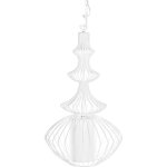 Lampe suspension luminaire en métal blanc e27 60w pour Éclairage de salon ou salle à manger au design ... Lampe suspension luminaire en métal blanc e27 60w pour Éclairage de salon ou salle à manger au design ...