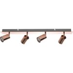 Lampe suspension plafonnier en métal cuivré avec 4 points lumineux réglables gu10 40w pour Éclairage ... Lampe suspension plafonnier en métal cuivré avec 4 points lumineux réglables gu10 40w pour Éclairage ...
