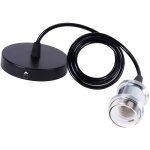 Lampe suspension vintage style industriel douille spirale e27 lustre simple c�ble support de lampe luminaire ...