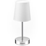Monzana - lampe de table avec abat - jour lampe de chevet avec interrupteur e14 parfait pour chambre ...