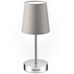 Monzana - lampe de table avec abat - jour lampe de chevet avec interrupteur e14 parfait pour chambre ...