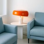 Lampe de table  flick 400  - m�tal et marbre - e27 - orange
