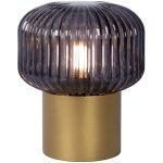 Lampe de table metal or mat et verre diam 16 cm 1xe14 lucide jany 47298733 47298733 47298733 47298733 ...