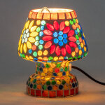Signes grimalt - lampe de table en mosa�que multicolore au design exclusif