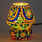 Signes grimalt - lampe de table en mosa�que de style ethnique pour la d�coration de la maison