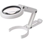 Lampe table verre loupe pliable 5x / 11x usb 8 lumi�res led lecture loisirs bijoux travaux manuels l'�tabli ...