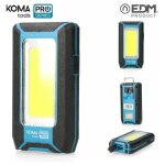 Torche led rechargeable professionnelle powerbank 500 lumens 8500k 8w - 36444