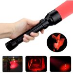 Lampe torche � lumi�re rouge rotative 10 w 250 m t50 pour chasse longue distance - lntyq