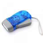 Lampe torche � pression manuelle - lampe torche dynamo � 3 led pour le camping, la randonn�e, l'automne ...