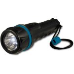 Lampe torche trois leds smd blanches - caoutchouc antidrapant avidsen 103664
