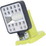 Lampe de travail led 1800lm, projecteur pour ryobi p189 p190 pbp002 pbp003 rb18l50 bpl1820 18v 14. 4v, ...