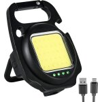 Lampe de travail portable 4 modes, mini lampe torche led, lampe d'inspection rechargeable usb, lampe ...