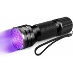 Lampe ultraviolet, lampe torche uv avec 21 led, torche uv de 395 nm pour d�tecter l'urine des animaux ...