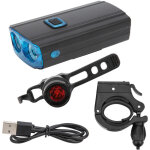 Lampe de v�lo usb rechargeable, phare avant et arri�re pour cyclisme nocturne