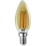 Ampoule led flamme filament doré 4 watt (éq. 42 watt) culot e14 Ampoule led flamme filament doré 4 watt (éq. 42 watt) culot e14