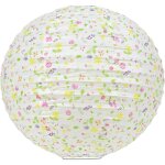 Lampion boule papier 30 cm blanche collection liberty - lanterne japonaise papier - lanterne chinoise ...