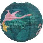 Lampion boule papier 30 cm tropical - lanterne japonaise papier - lanterne chinoise en papier pour mariage ...