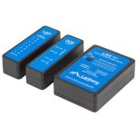 Lanberg nt - 0404 testeur de c�bles r�seau po noir, bleu