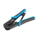 Pince  sertir lanberg nt - 0201 - dnudeur de cbles - connecteurs rj9 / rj11 / rj12 / rj45 - bleu et ...