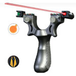 Lance - pierre puissant avec viseur laser rouge pour tir ext�rieur et p�che