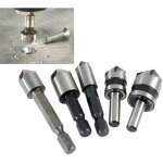 Langray - aiducho lot de 5 embout � fraise conique pour planche bois plastique � 6, 35 6mm / 8mm / 9mm ...