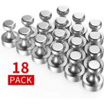 Langray ? aimants en n�odyme n52 ? lot de 18 pi�ces 12 x 16 mm ? force adh�sive jusqu'� 20 feuilles a4 ...
