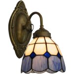 Langray - lampe applique murale abat - jour en verre style lamp r�tro mur de feu luminaire d�corative ...