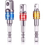 Langray - newder adaptateurs porte douilles sur perceuse / visseuse à choc. lot de 3 adaptateur mandrin ... Langray - newder adaptateurs porte douilles sur perceuse / visseuse à choc. lot de 3 adaptateur mandrin ...