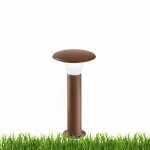 Lanterne aluminium gea led leo ges521 led lampadaire ext�rieur classique rouille 50cm ip44 e27