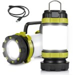 Lanterne de camping rechargeable 3600 mah, torche led multifonctionnelle l�g�re, 4 modes de batterie ...
