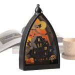 Lanterne d'halloween - ration pour lanterne avec �clairage led - �clairage