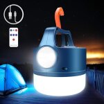 Lanterne d rechargeab usb ou solaire lampe camping 2400mah lampe torche 5 modes etanche portab suspendue ...