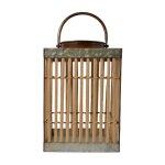 Lanterne solaire bambou carr�e orium
