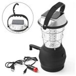 Lanterne solaire, dynamo � maniv 36 led lanterne de camping lumi�re de secours
