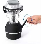 Lanterne solaire, lampe de camping led ultra bright, 2 modes d'�clairage r�glable, 5 m�thodes de charge, ...